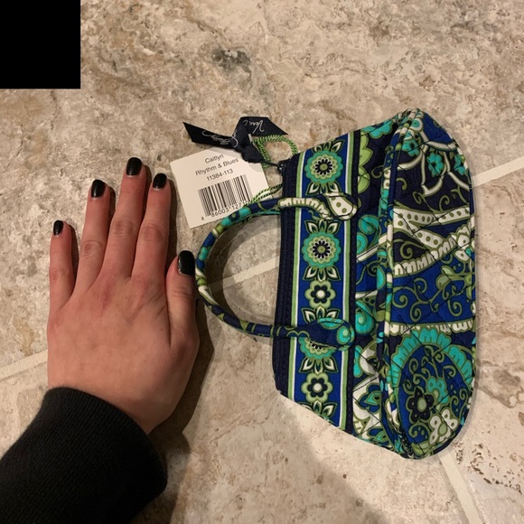 NWT Vera Bradley Caitlyn Rhythm & Blues Purse - Picture 5 of 7